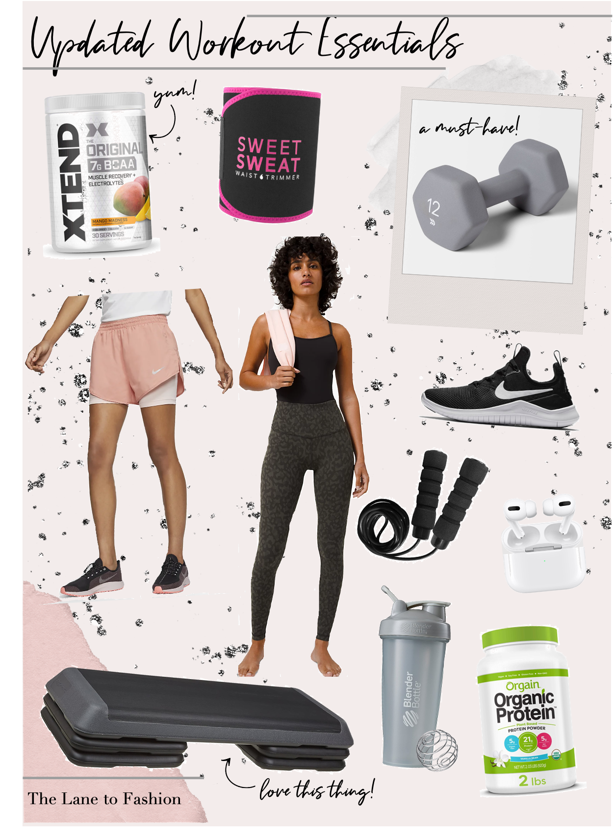 Updated Workout Essentials and Schedule - The Lane to Fashion