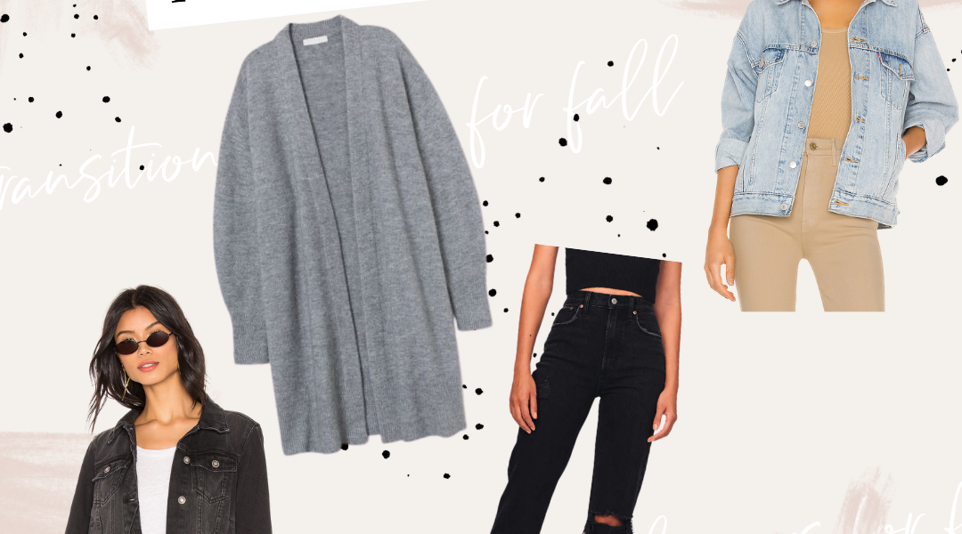 Transitional Wardrobe Pieces for Fall