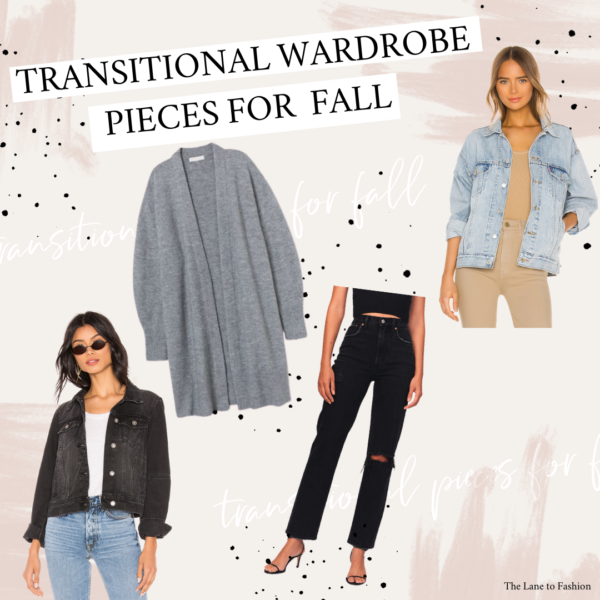 Transitional Wardrobe Pieces for Fall